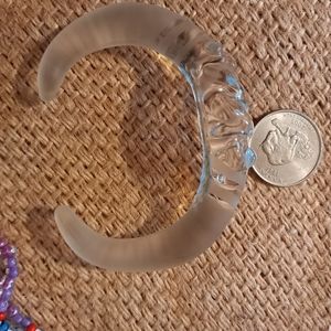Glass cuff bracelet 💧